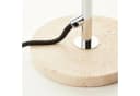LeGer Home Linnea Pilz Tischleuchte Travertin Chrom Bild 3