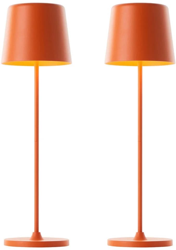 Brilliant Kaami LED Tischleuchte 2er Set Orange Akku Dimmbar - Bild 2