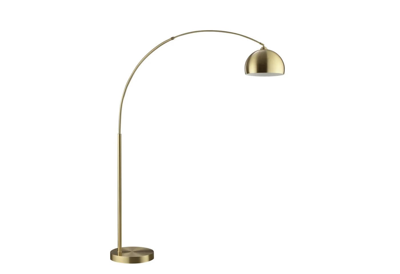 BRILLIANT Bogenlampe Manor gebürstet Messing E27 - Bild 2