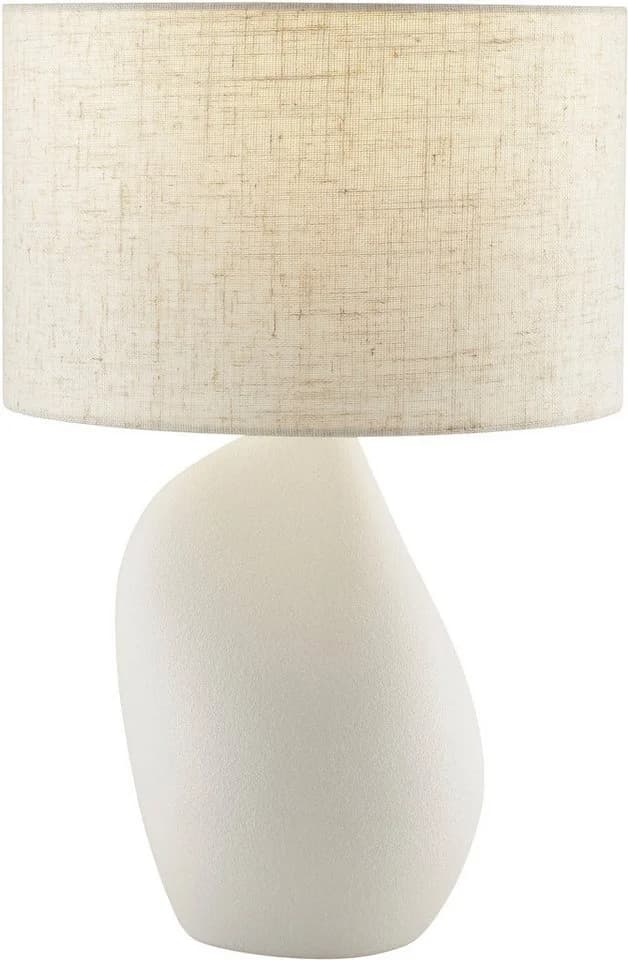 OTTO HOME Tischleuchte Nyllor Beige Keramikfuß Textilschirm - Bild 3
