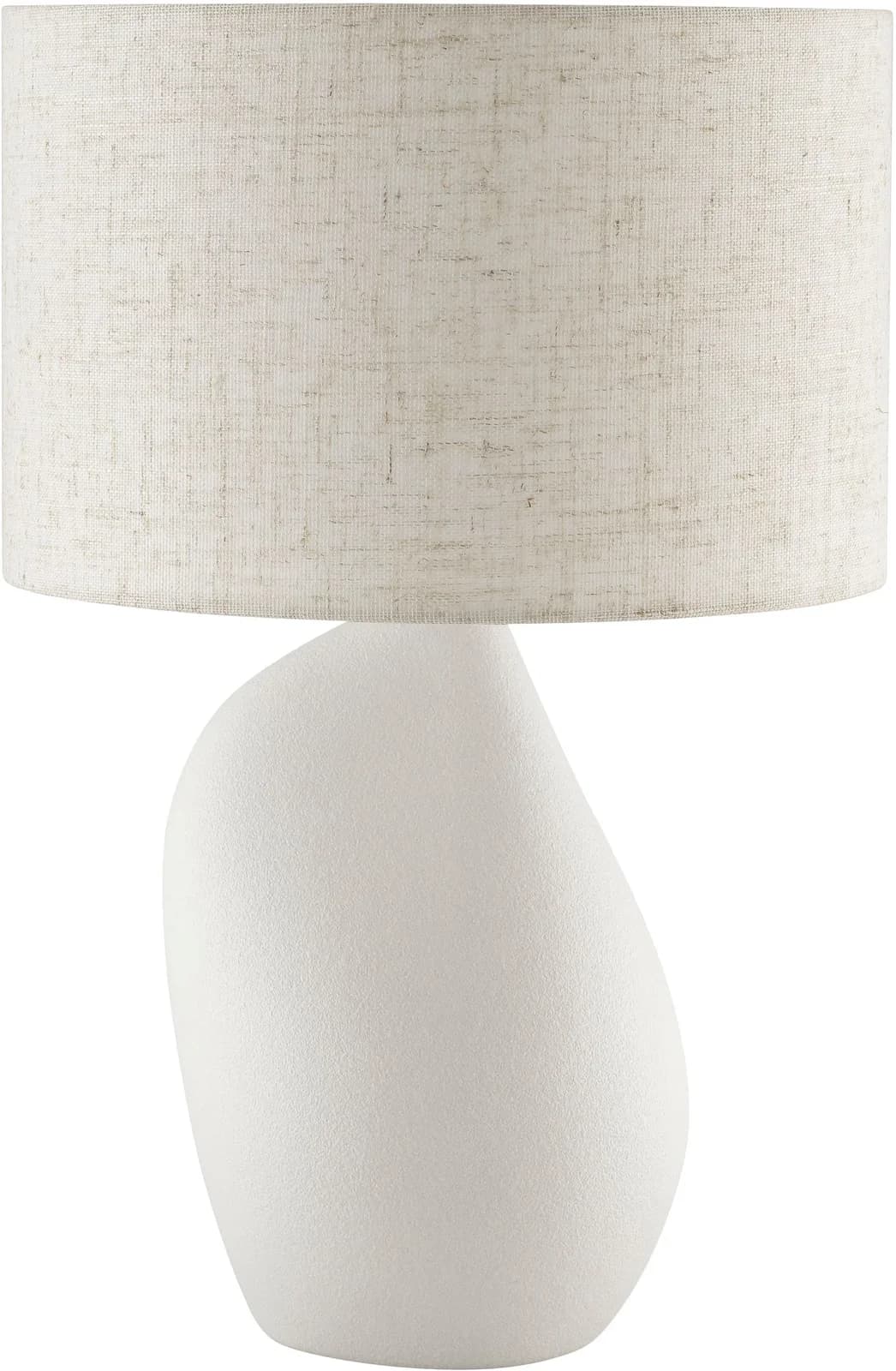 OTTO HOME Tischleuchte Nyllor Beige Keramikfuß Textilschirm - Bild 5