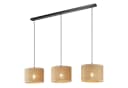 OTTO HOME Pendelleuchte Mikka 3-flammig Beige/Natur Schwarz Textil Bild 2