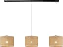 OTTO HOME Pendelleuchte Mikka 3-flammig Beige/Natur Schwarz Textil Bild 3
