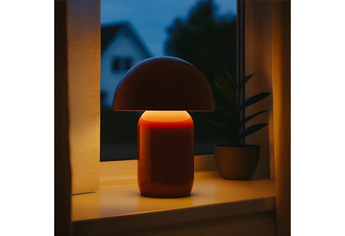LeGer Home by Lena Gercke LED Tischleuchte Galilea, Dimmfunktion, LED fest integriert, Warmweiß, dimmbar, Ø 20 cm, Metall, Akku Tischlampe, Schalter mit Touchfunktion