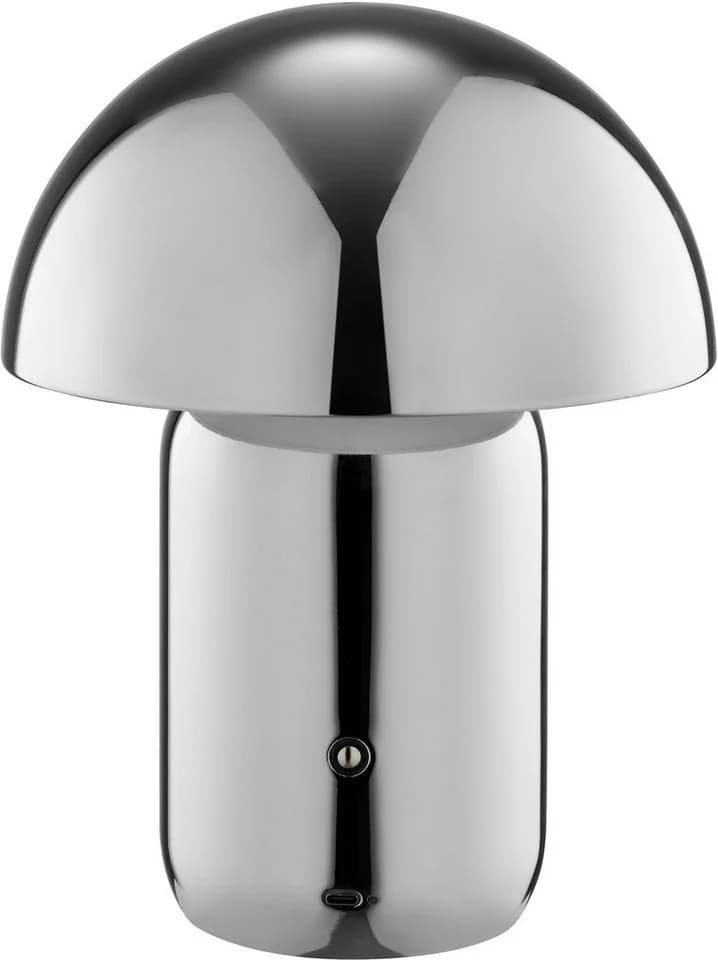 LED Tischleuchte Galilea Grau Chrom Dimmbar Akku - Bild 3