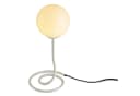 OTTO home Tischleuchte Orrell, Ø 12 cm, Metallfuß mit weißem Glasschirm Bild 1