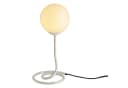 OTTO home Tischleuchte Orrell, Ø 12 cm, Metallfuß mit weißem Glasschirm Bild 4