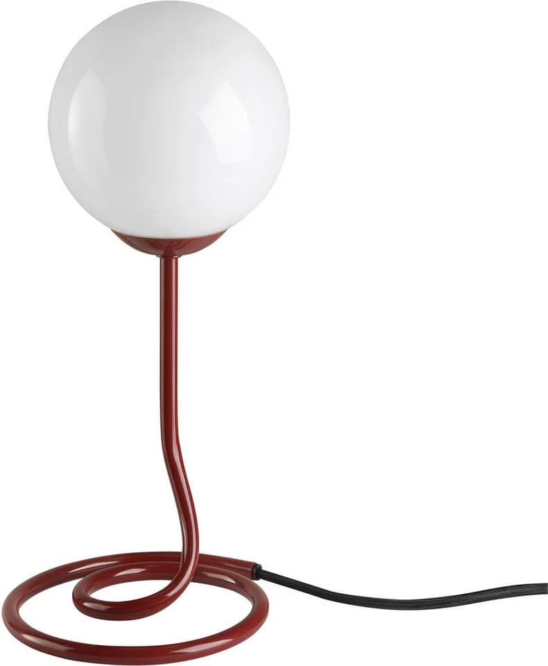 OTTO home Tischleuchte Orrell, Ø 12 cm, Metallfuß mit weißem Glasschirm - Bild 3