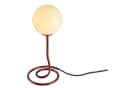 OTTO home Tischleuchte Orrell, Ø 12 cm, Metallfuß mit weißem Glasschirm Bild 4