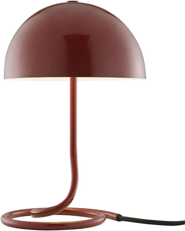 OTTO home Charlett Pilz Lampe Metall Spiralfuß 20 cm - Bild 4