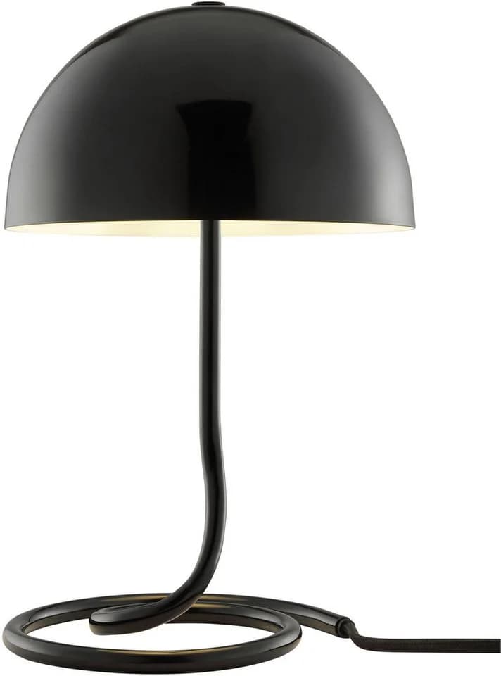 OTTO home Charlett Pilz Lampe Tischleuchte Metall Spiralfuß G9 - Bild 4