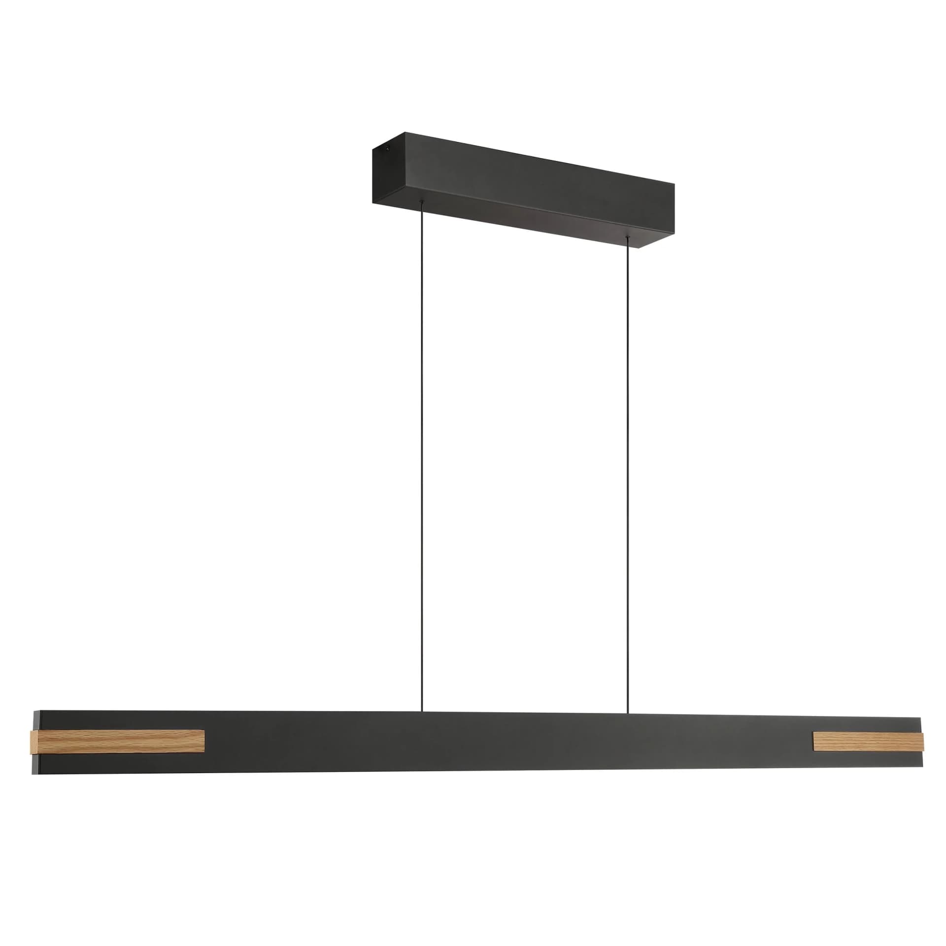 LED-Hängeleuchte Streamline 130 cm Schwarz Metall