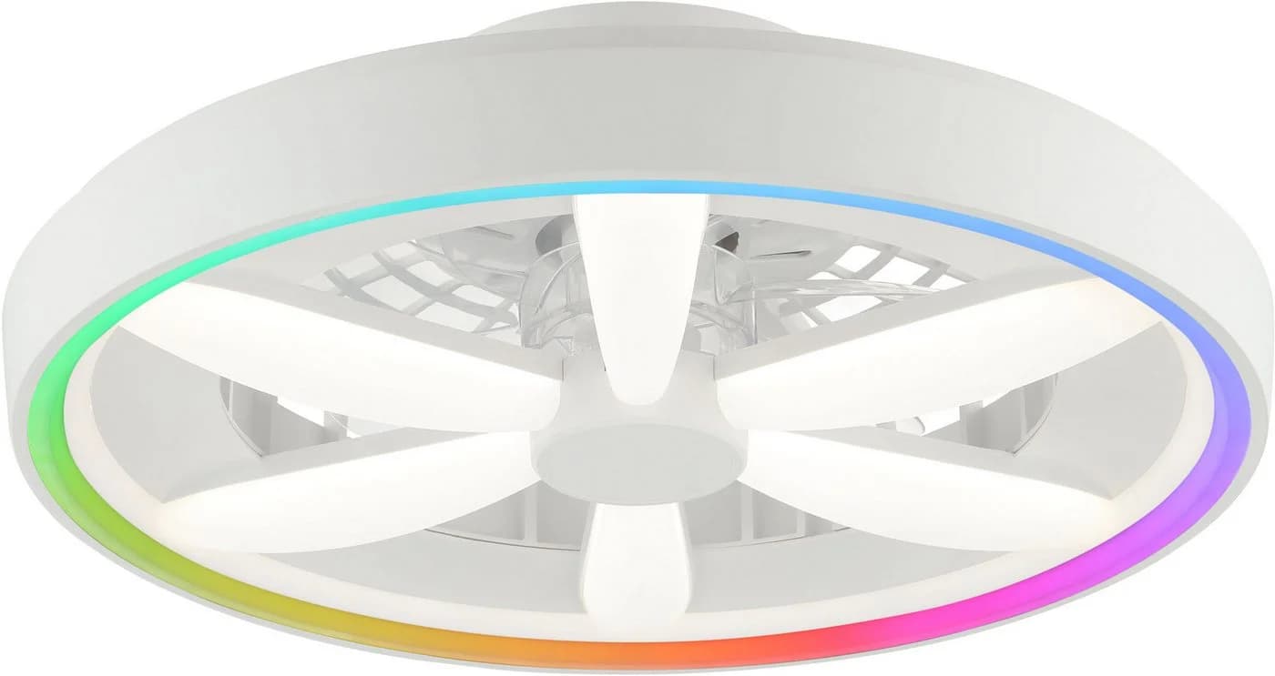 Hanseatic LED Deckenleuchte DLV2205, CCT - 48 cm, 6400 lm, dimmbar, Fernbedienung - Bild 4