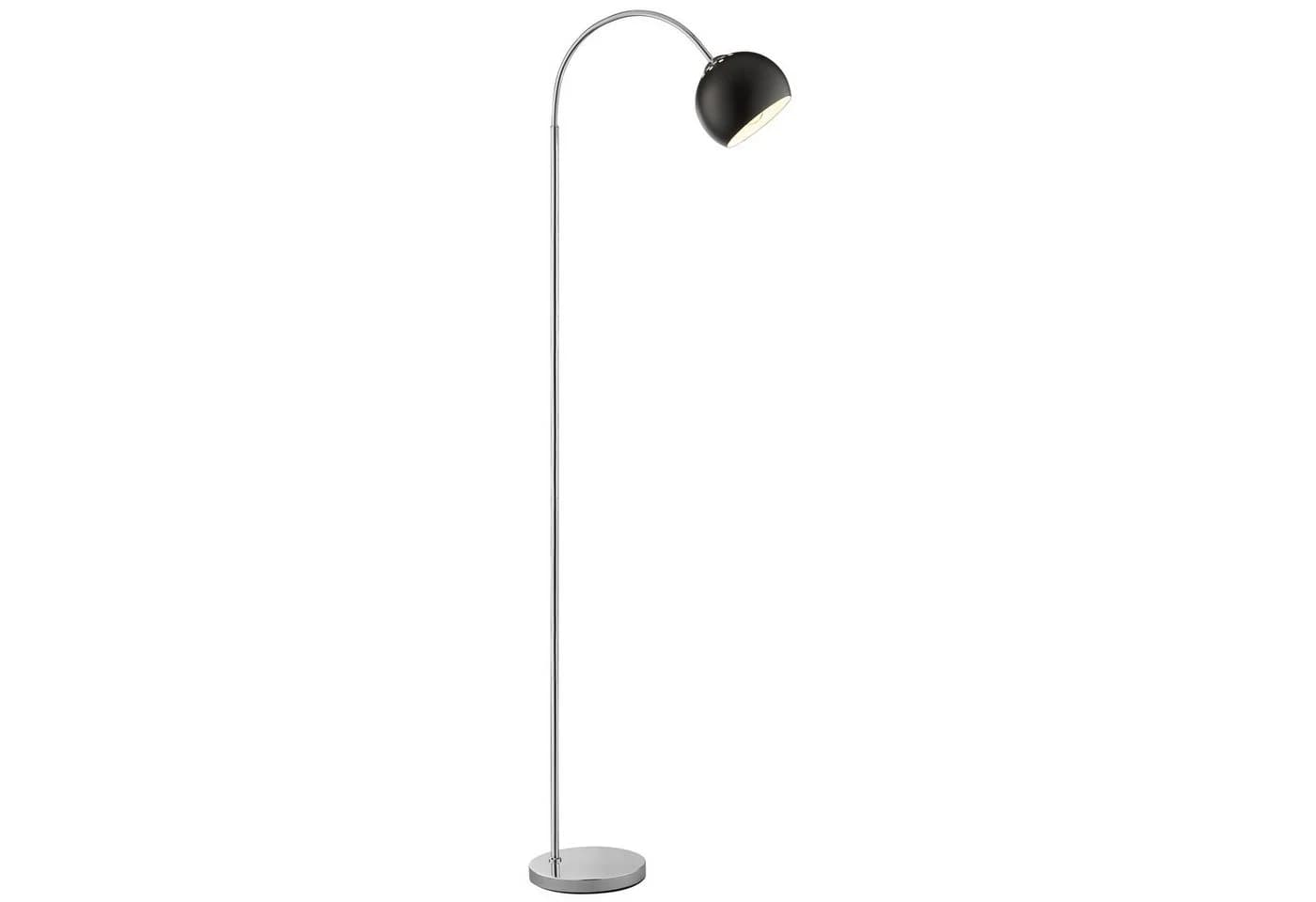 BRILLIANT Bogenlampe 'Helen' - Chrom & Schwarz