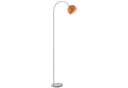 Brilliant Bogenlampe Helen chromfarben orange 170 cm Bild 2