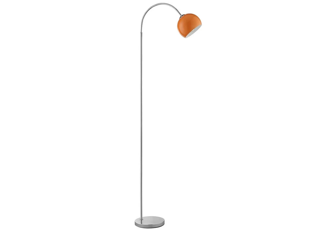 Brilliant Bogenlampe Helen chromfarben orange 170 cm - Bild 2