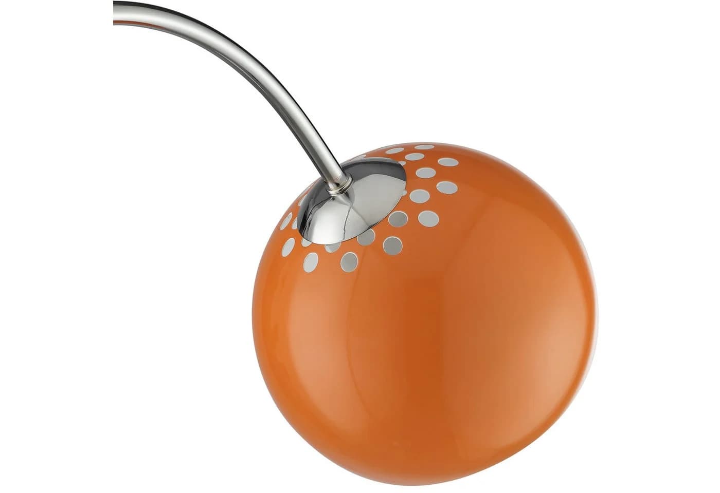 Brilliant Bogenlampe Helen chromfarben orange 170 cm - Bild 4