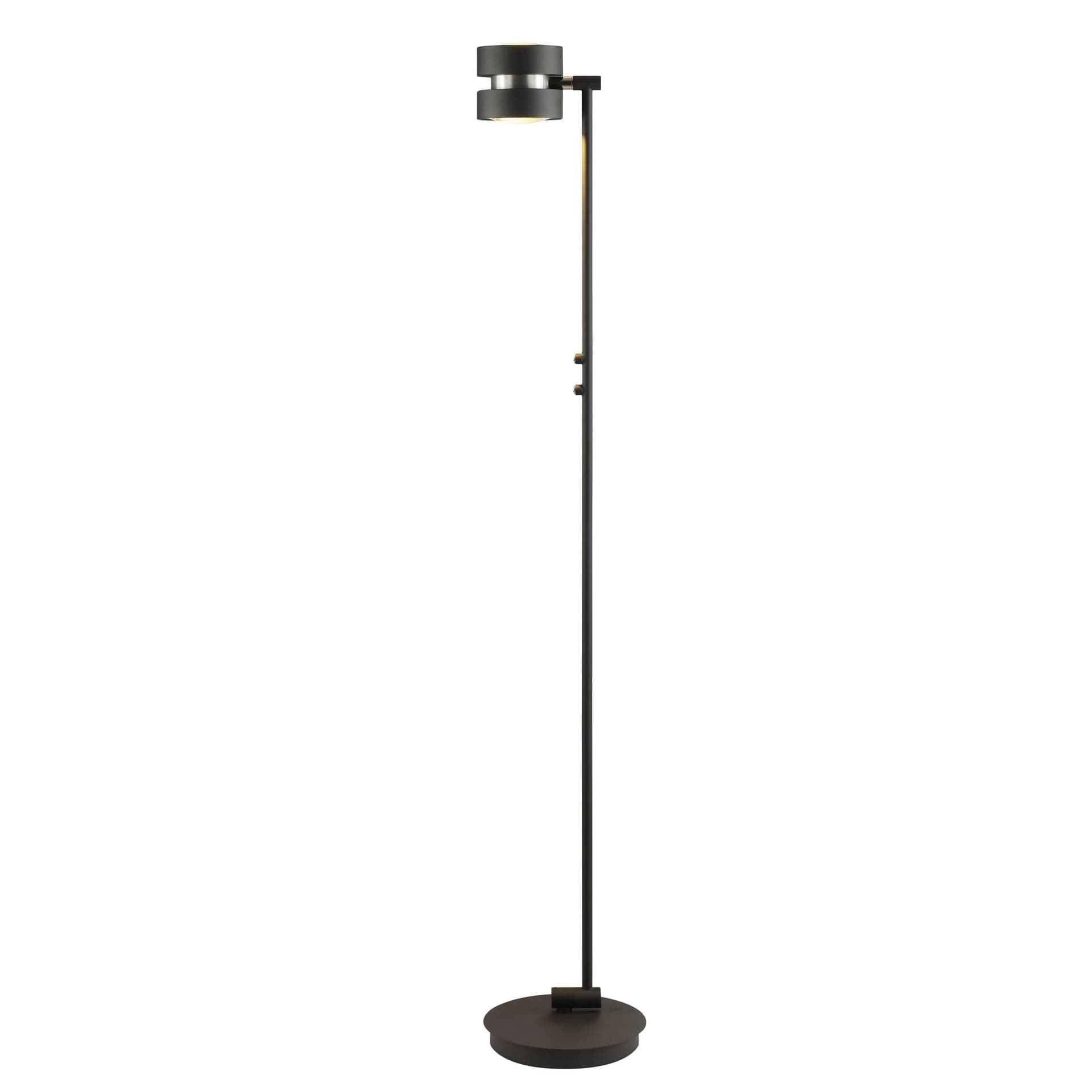 Brilliant LED-Stehlampe Glow-Sphere 146 cm Schwarz Metall
