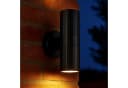 my home Außen-Wandleuchte KEOLA - Außenleuchte Schwarz Up- & Down Light GU10 IP44 Aluminium/Glas Bild 1