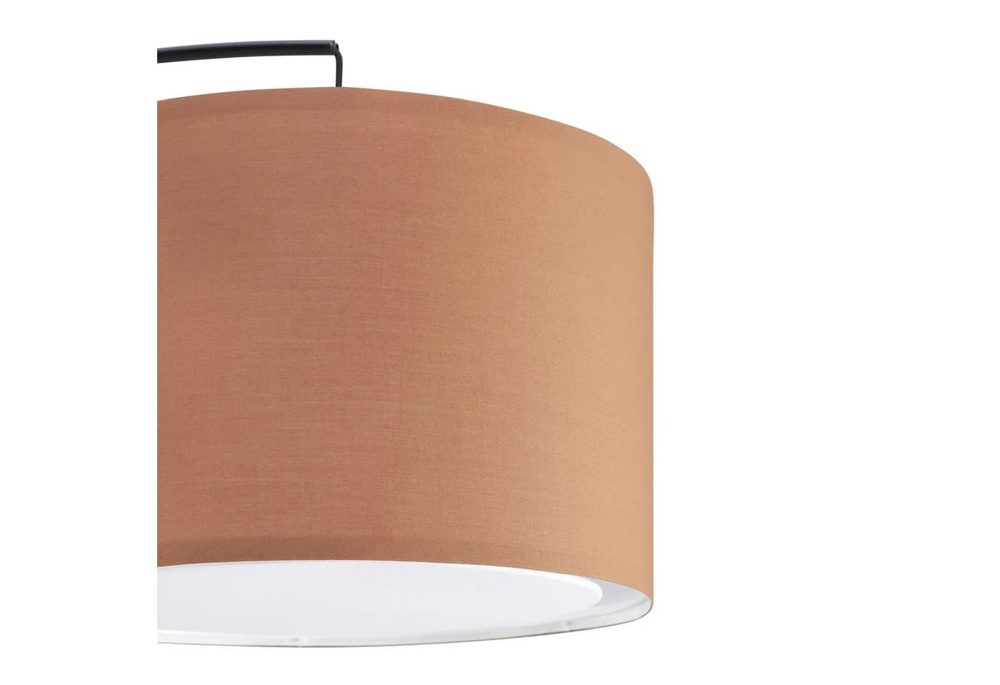 OTTO home Stehlampe Stellan Bogenlampe Textilschirm Stoff Ø 36cm E27 Fußschalter - Bild 5