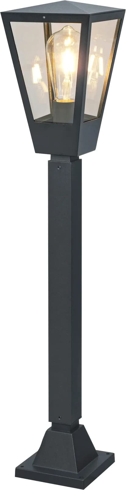 BRILLIANT Pollerleuchte Westcliff Anthrazit Glas E27