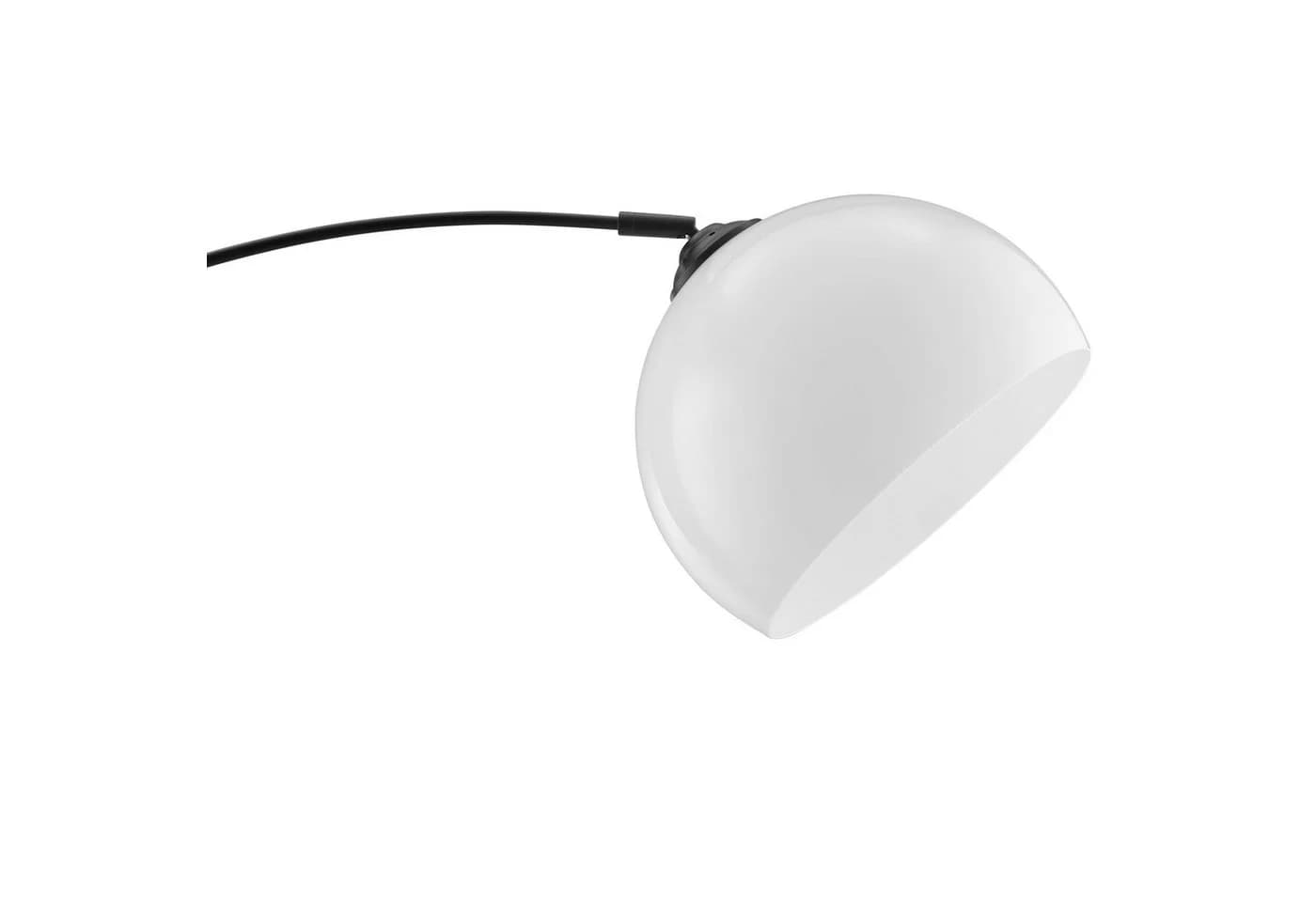 BRILLIANT Bogenlampe Vessa Stehlampe Schwarz Weiß E27 - Bild 5