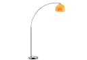 Brilliant Bogenlampe Vessa - Chromfarben/Orange Stehlampe Bild 2