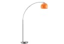 Brilliant Bogenlampe Vessa - Chromfarben/Orange Stehlampe Bild 3