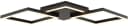 Brilliant LED Deckenleuchte Tavora Schwarz Metall Bild 2