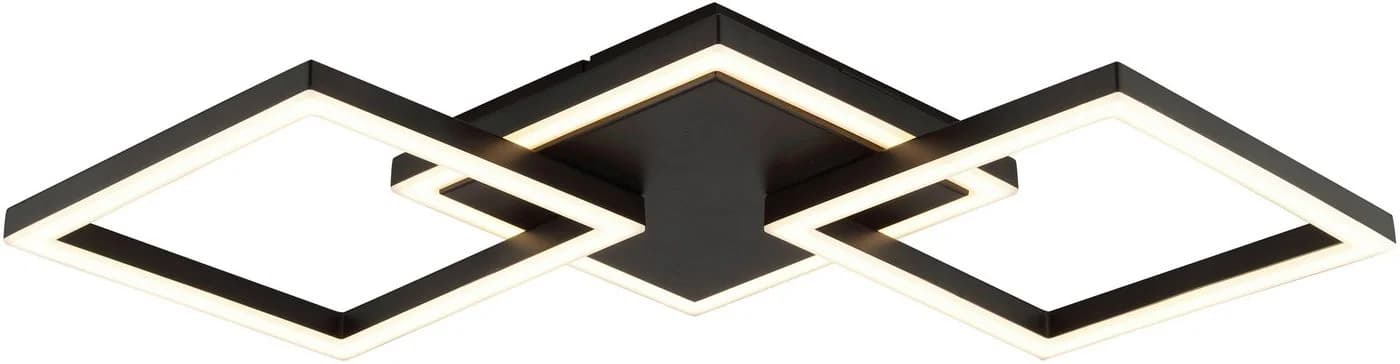 Brilliant LED Deckenleuchte Tavora Schwarz Metall - Bild 4