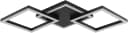 Brilliant LED Deckenleuchte Tavora Schwarz Metall Bild 5