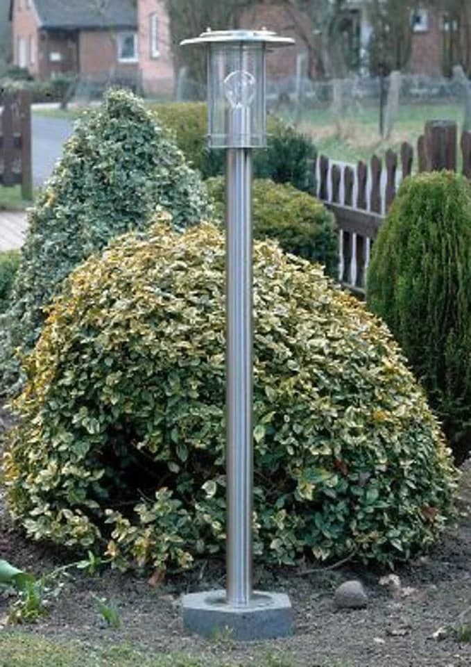 BRILLIANT Außen-Stehlampe YORK Silber Edelstahl 103cm Ø9cm LED - Bild 2