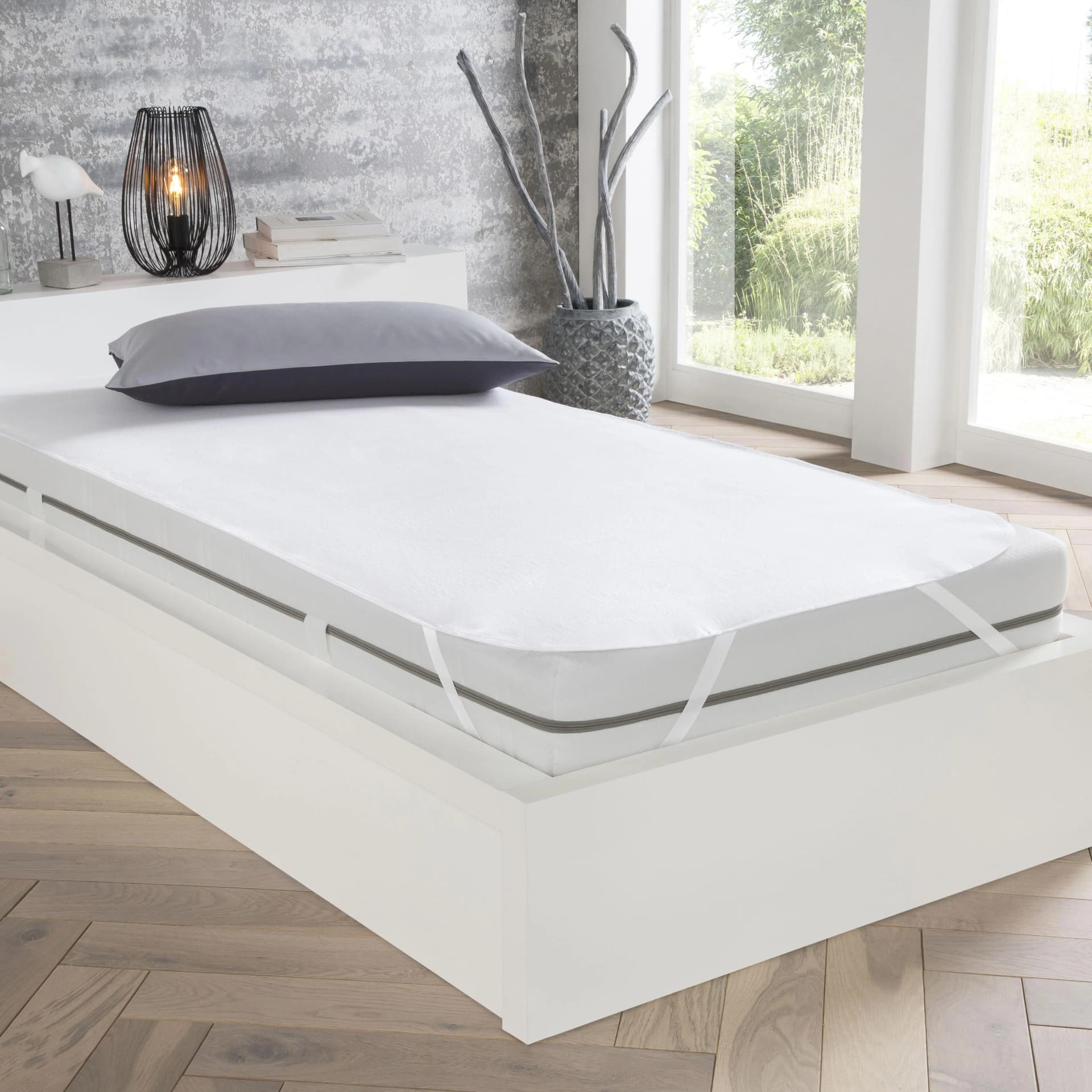 IBENA Matratzenauflage Pure Aktiv 5516 Weiß Wasserdicht