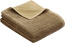 Ibena Sofaschoner Fano Braun Camel Gestreift Bild 1