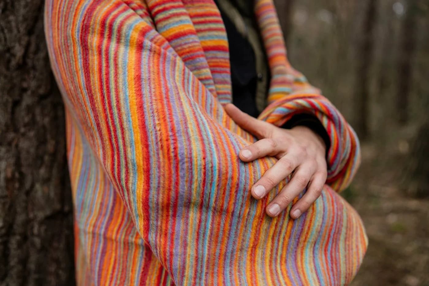 Ibena Jacquard Rio Wohndecke Bunt Bio-Baumwolle - Bild 5