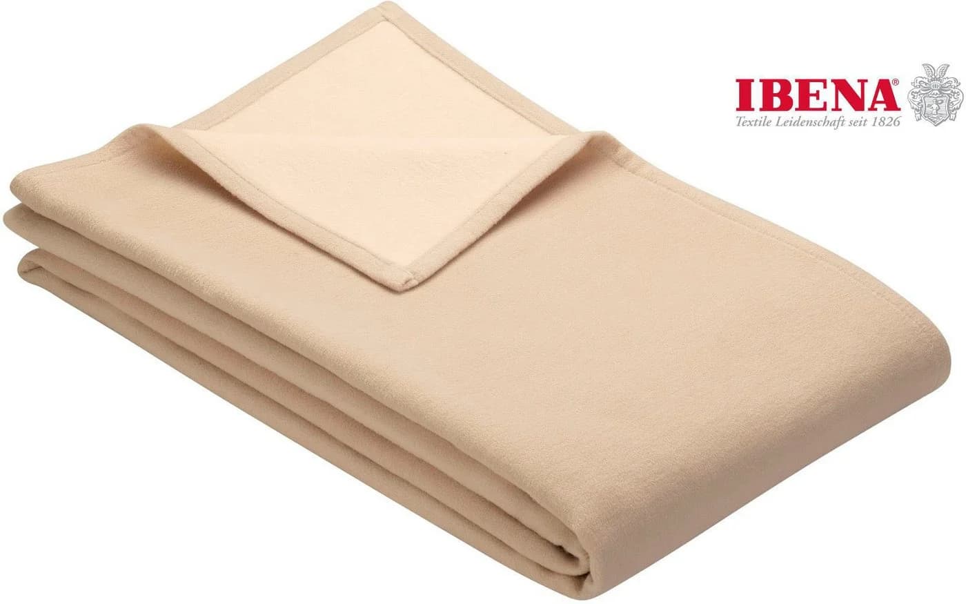 Ibena Wohndecke Cotton Pur Weiß 100% Baumwolle - Bild 2