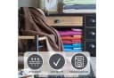 Ibena Wohndecke Cotton Pur Braun 100% Baumwolle Bild 1