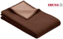 Ibena Wohndecke Cotton Pur Braun 100% Baumwolle Bild 2