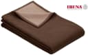Ibena Wohndecke Cotton Pur Braun 100% Baumwolle Bild 4