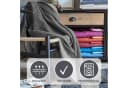 Ibena Wohndecke Cotton Pur Grau 100% Baumwolle Bild 1