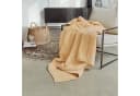 IBENA Wohndecke Luxus camel 100x150cm Baumwolle Polyacryl Polyester Bild 1