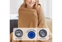 IBENA Wohndecke Luxus camel 100x150cm Baumwolle Polyacryl Polyester Bild 4