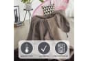 IBENA Wohndecke Doubleface Dublin Braun Wendbar Bild 1