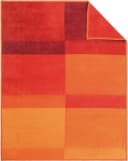 IBENA Wohndecke Sorrento Jacquard Orange Jacquard-Muster Bild 2