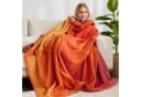 IBENA Wohndecke Sorrento Jacquard Orange Jacquard-Muster Bild 4