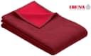 Ibena Wohndecke Cotton Pur Dunkelrot 100% Baumwolle Bild 2