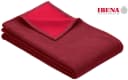 Ibena Wohndecke Cotton Pur Dunkelrot 100% Baumwolle Bild 4