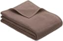 Ibena Wohndecke Luxus Braun Uni Kuscheldecke Bild 2