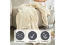 IBENA Uni Fleecedecke Olbia Creme Kuscheldecke Bild 1