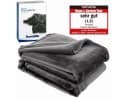 Dunlopillo Wohndecke 150 x 200cm Kuscheldecke Platingrau Bild 1